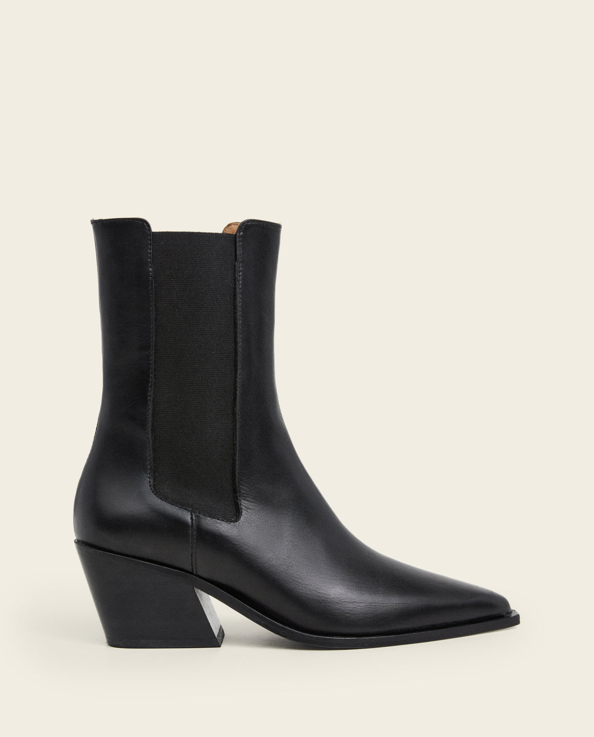 Sandra Leather Black