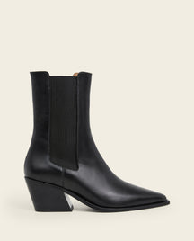 Sandra Leather Black