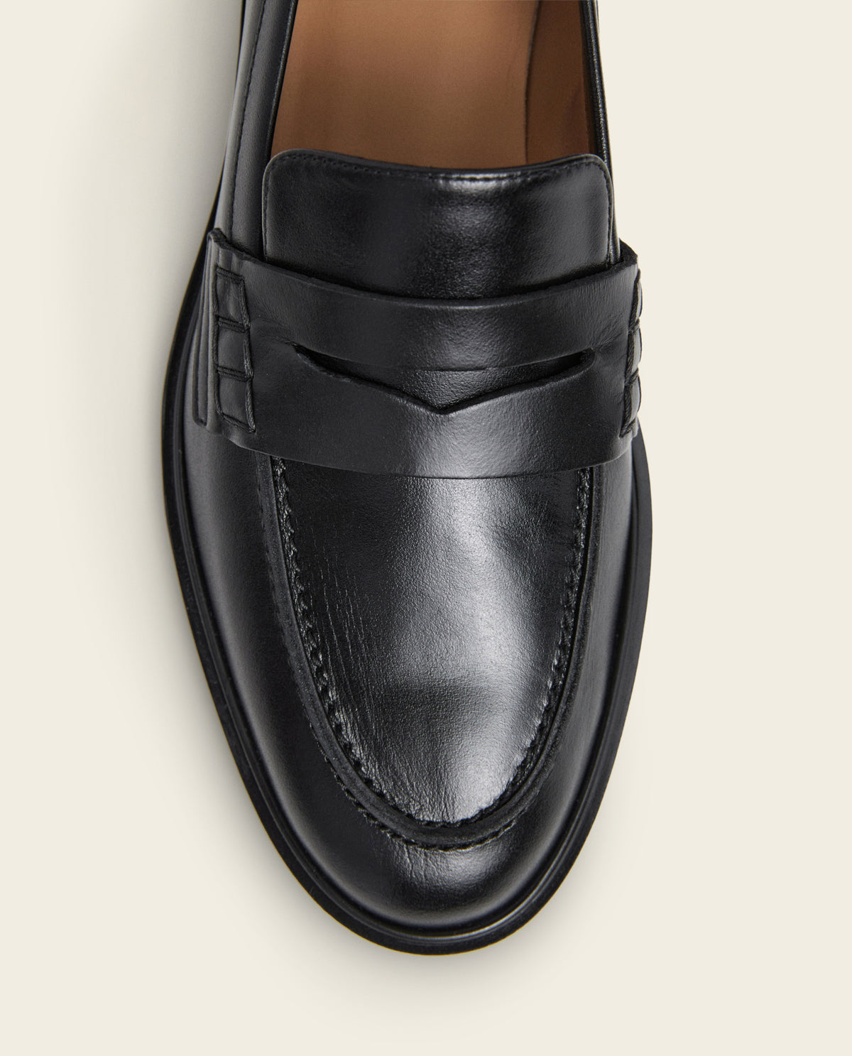 Sara Leather Black