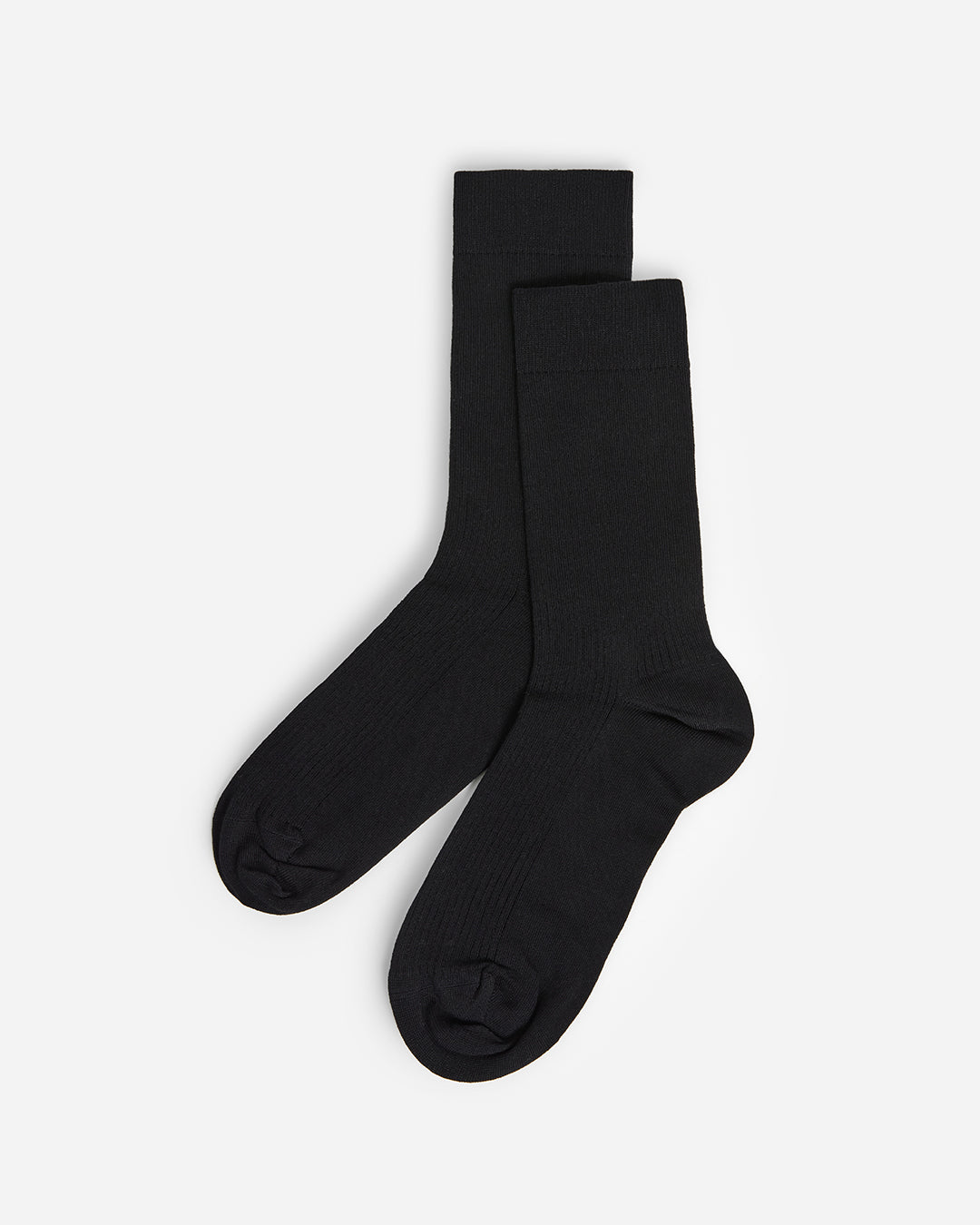 Flattered Sock Mercerized Cotton Black