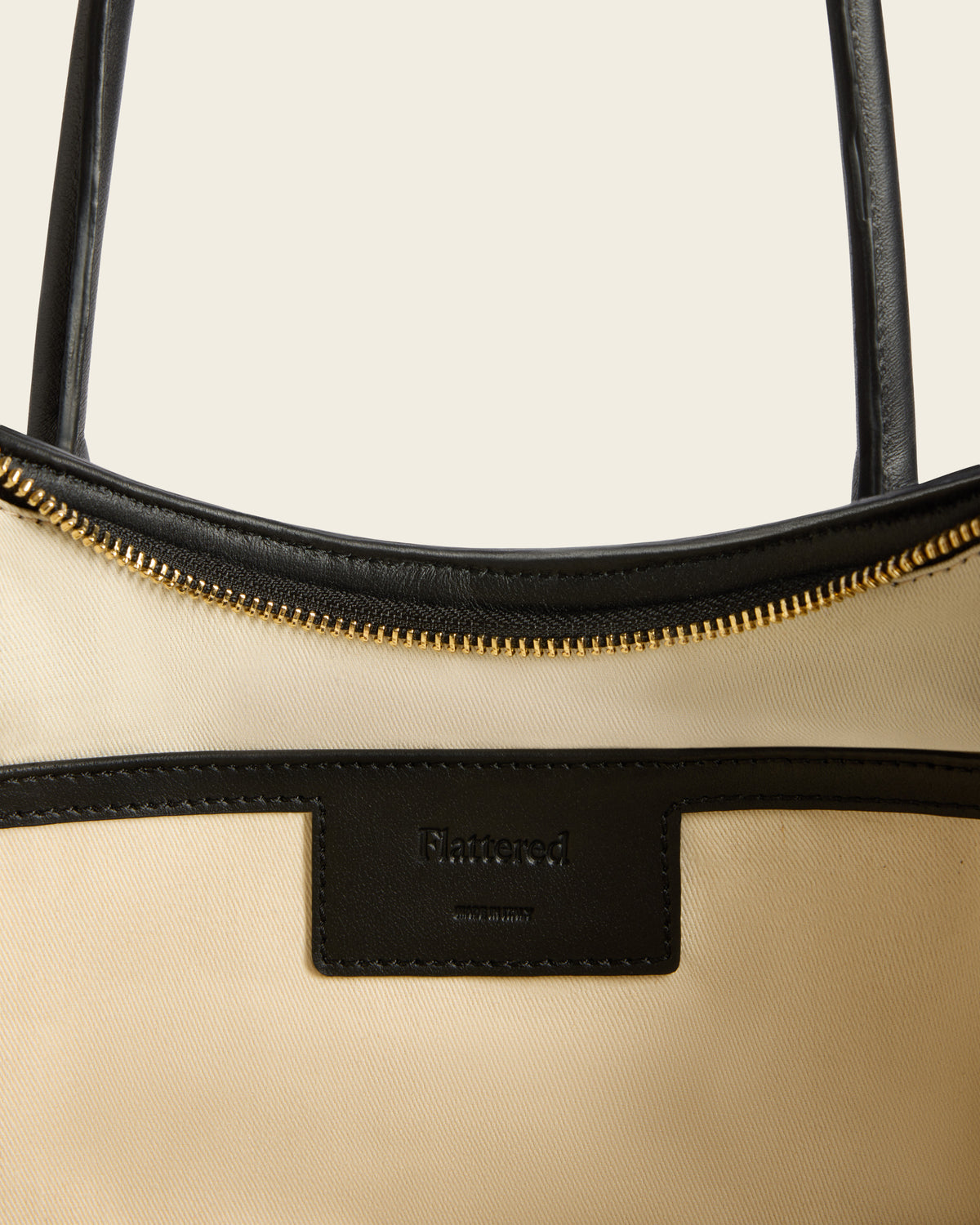 Gaia Tote Bag Leather Black