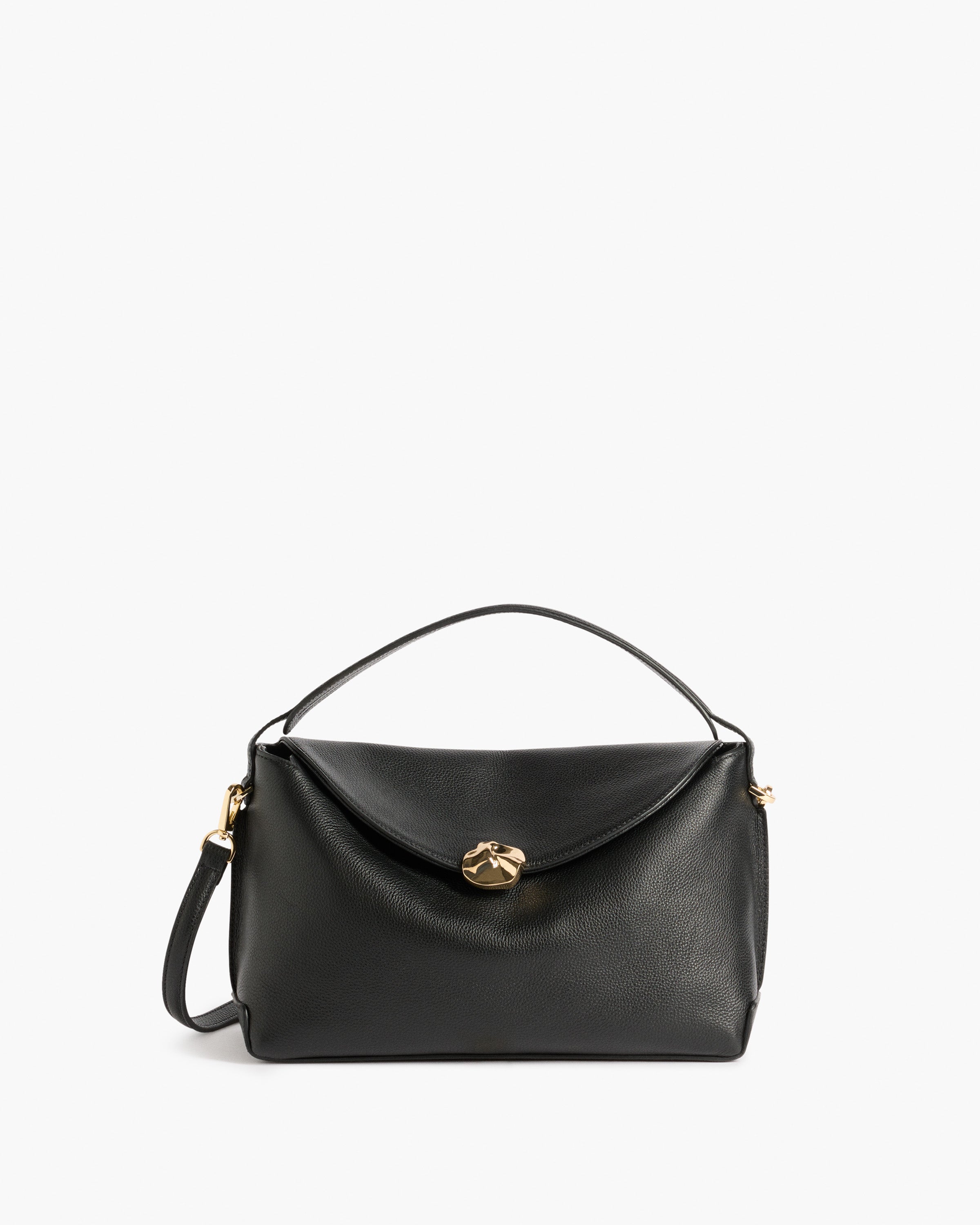 Hanna Grande Bag Grained Leather Black