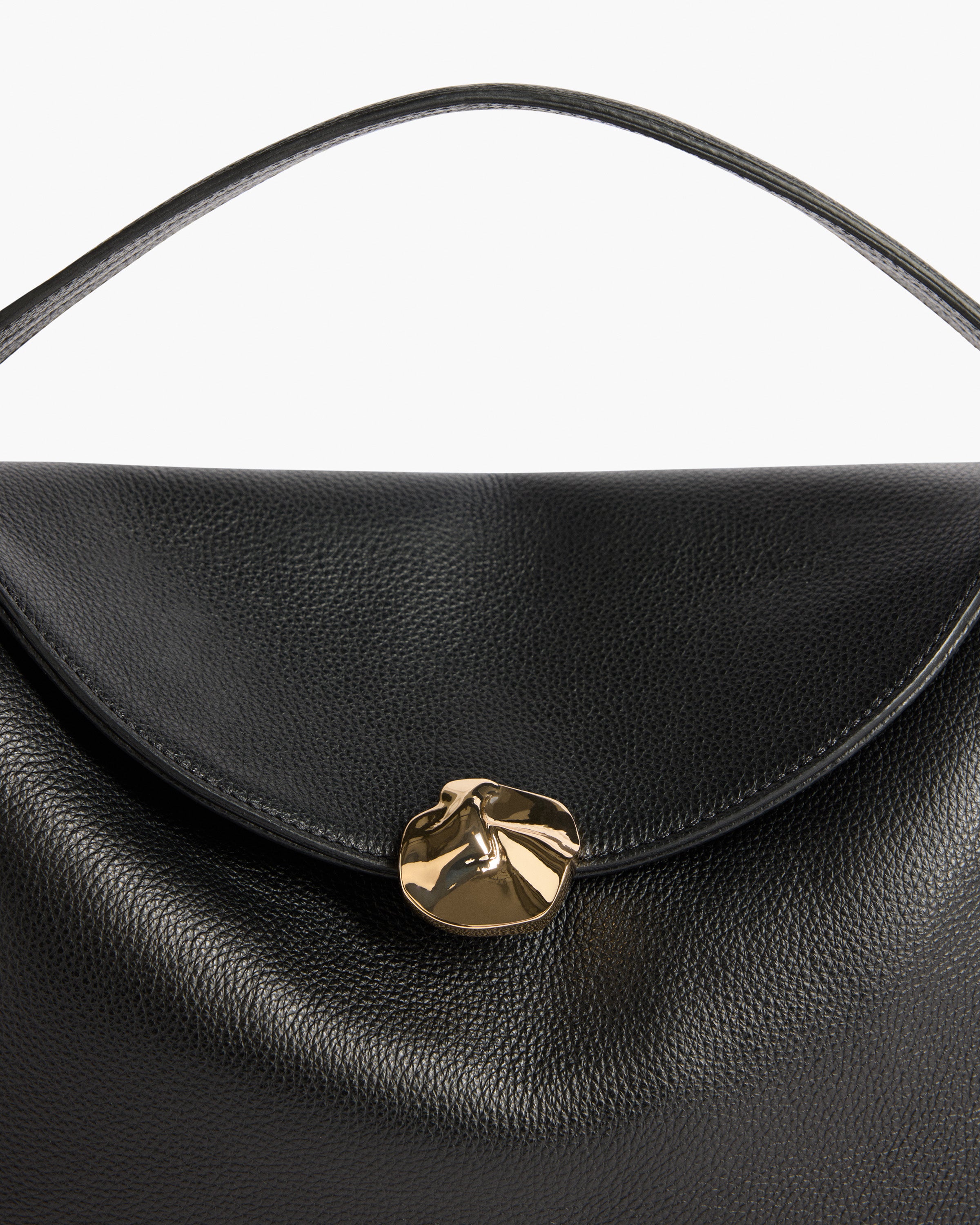 Hanna Grande Bag Grained Leather Black