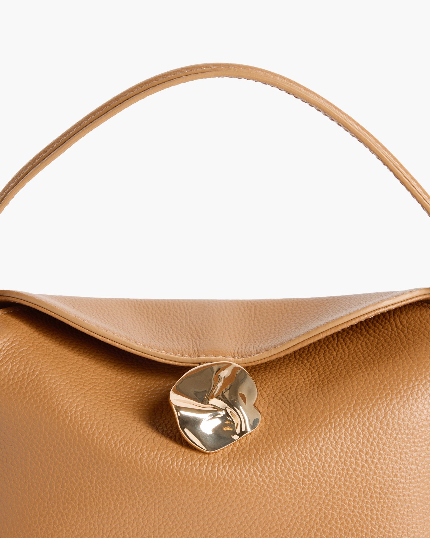 Hanna Mini Bag Grained Leather Cognac