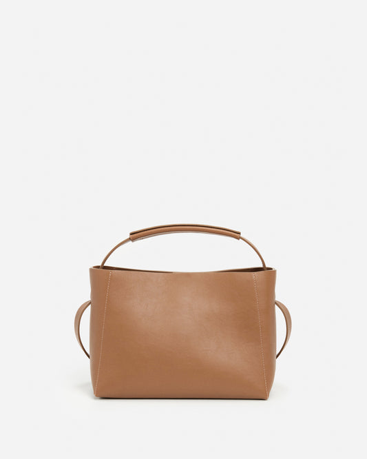 Hedda Midi Handbag Leather Nut