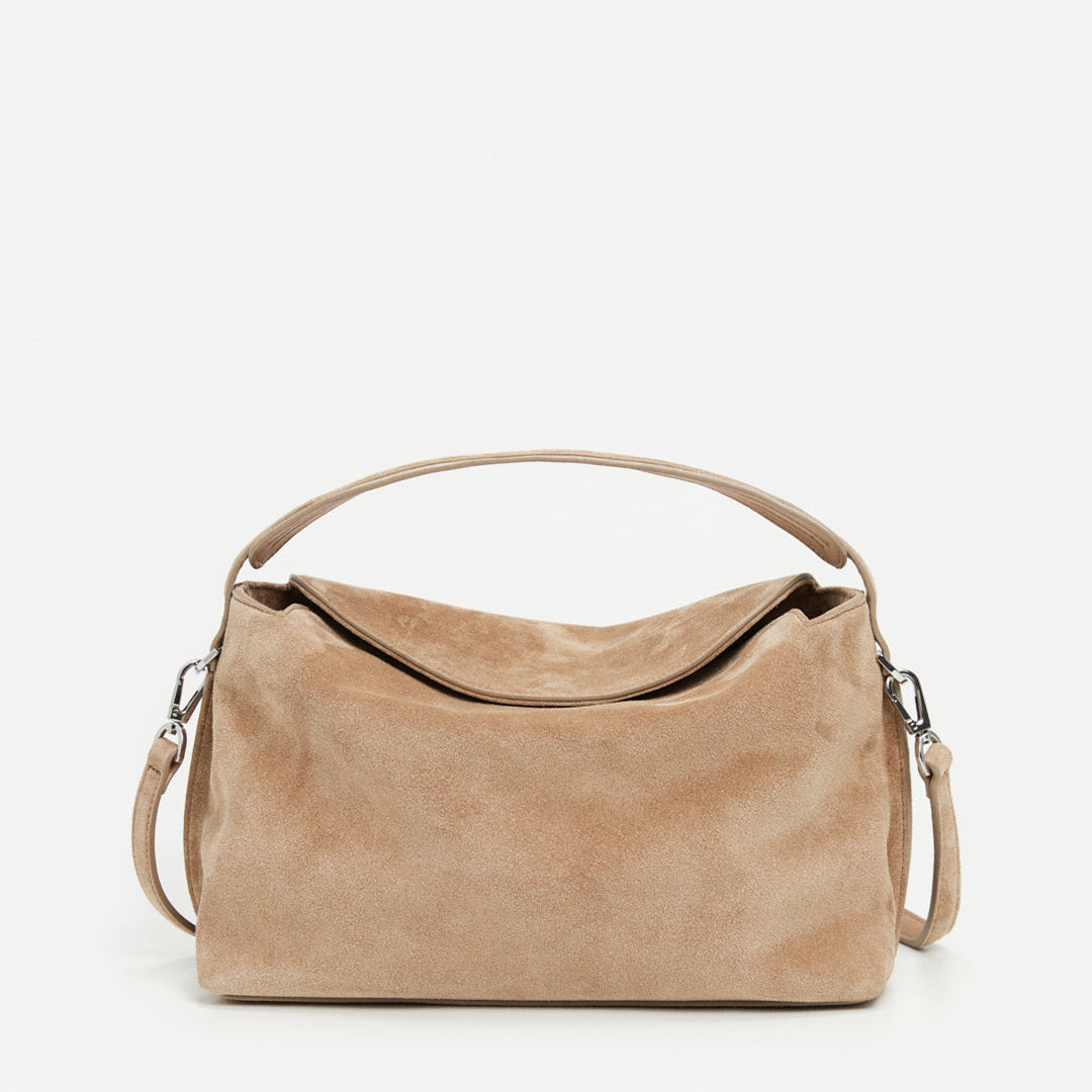 Hera Handbag Suede Sand