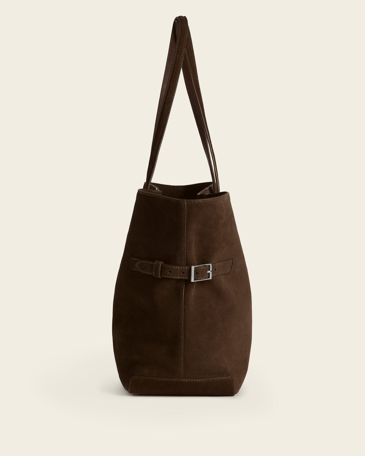 Lesley Tote Bag Suede Chocolate
