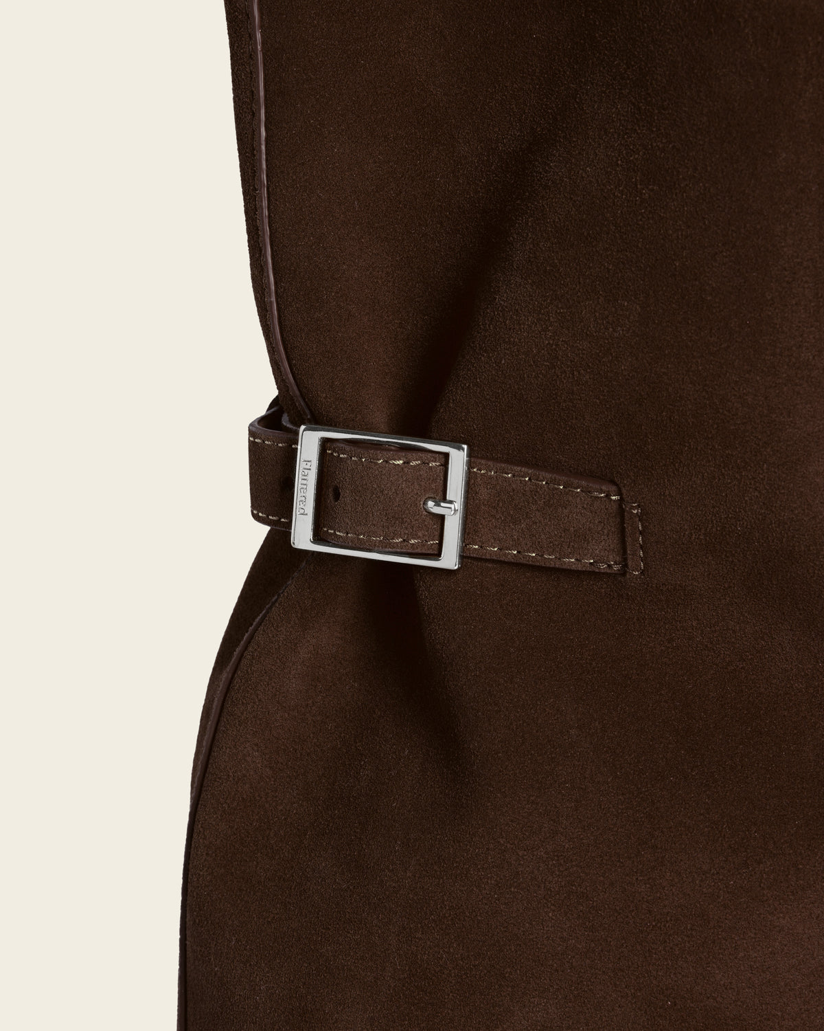 Lesley Tote Bag Suede Chocolate
