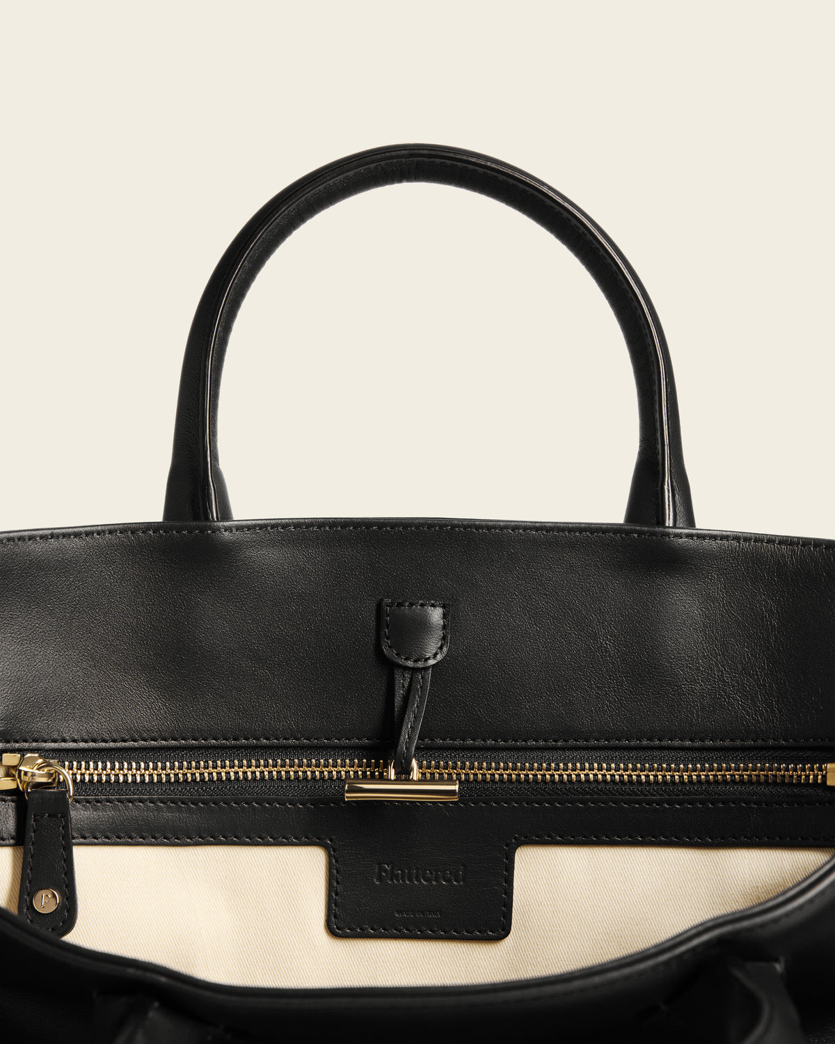 Lola Tote Leather Black