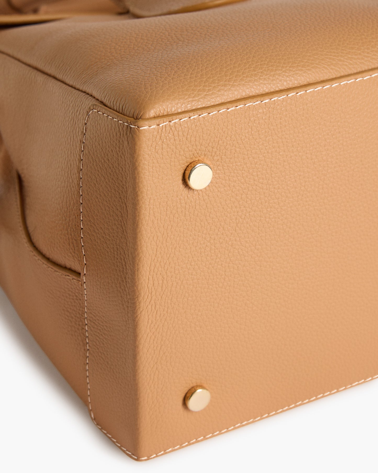 Lydia Tote Bag Grained Leather Cognac