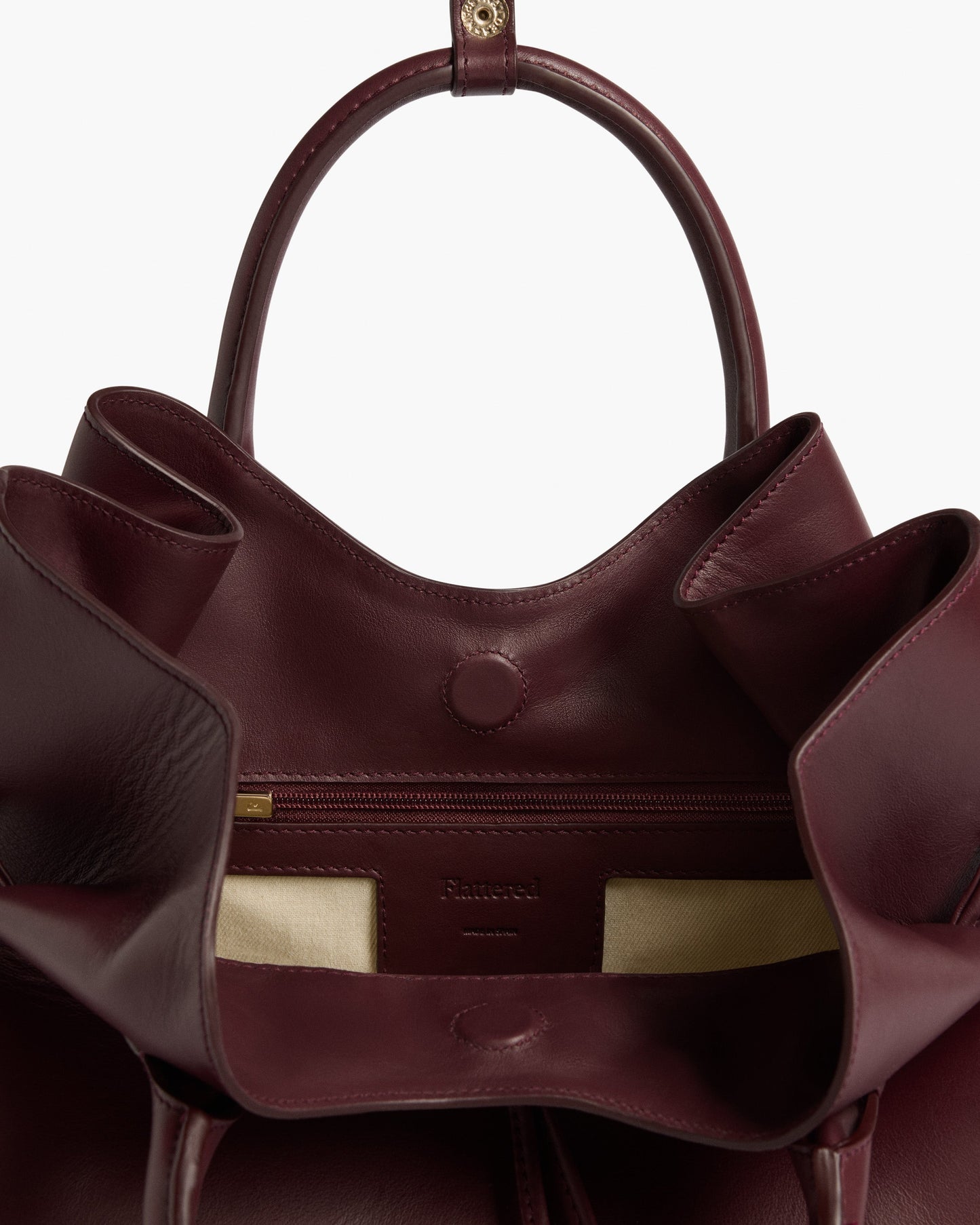 Maris Bag Leather Burgundy 0298