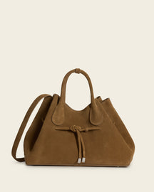 Maris Tote Bag Suede Wet Sand
