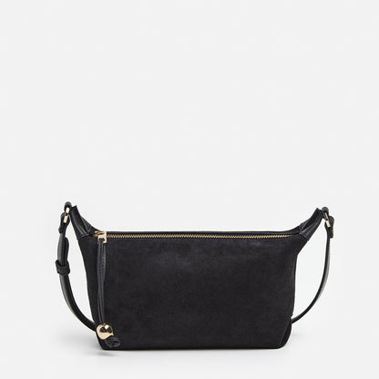 Ru Crossbody Bag Suede Black