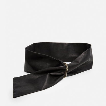 Savannah Belt Leather Black