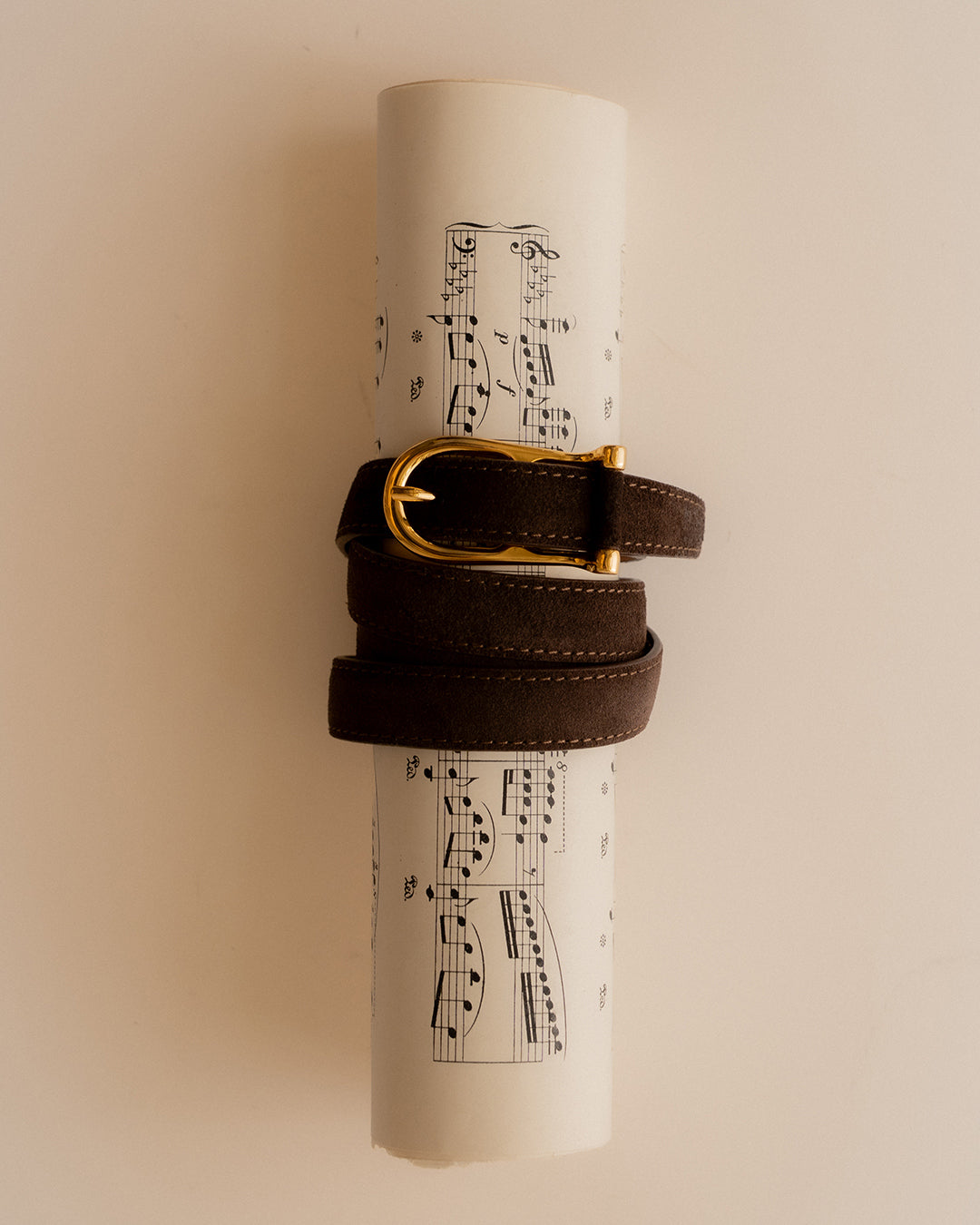 Betty Belt Suede Chocolate