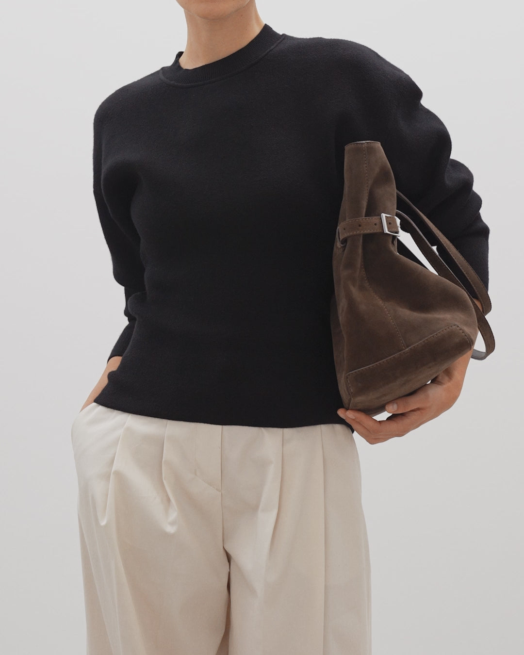 【Flattered】Lesley Tote Bag Suede Chocolate トートバッグ Lesley Tote Bag Suede Chocolate Bag – Flattered