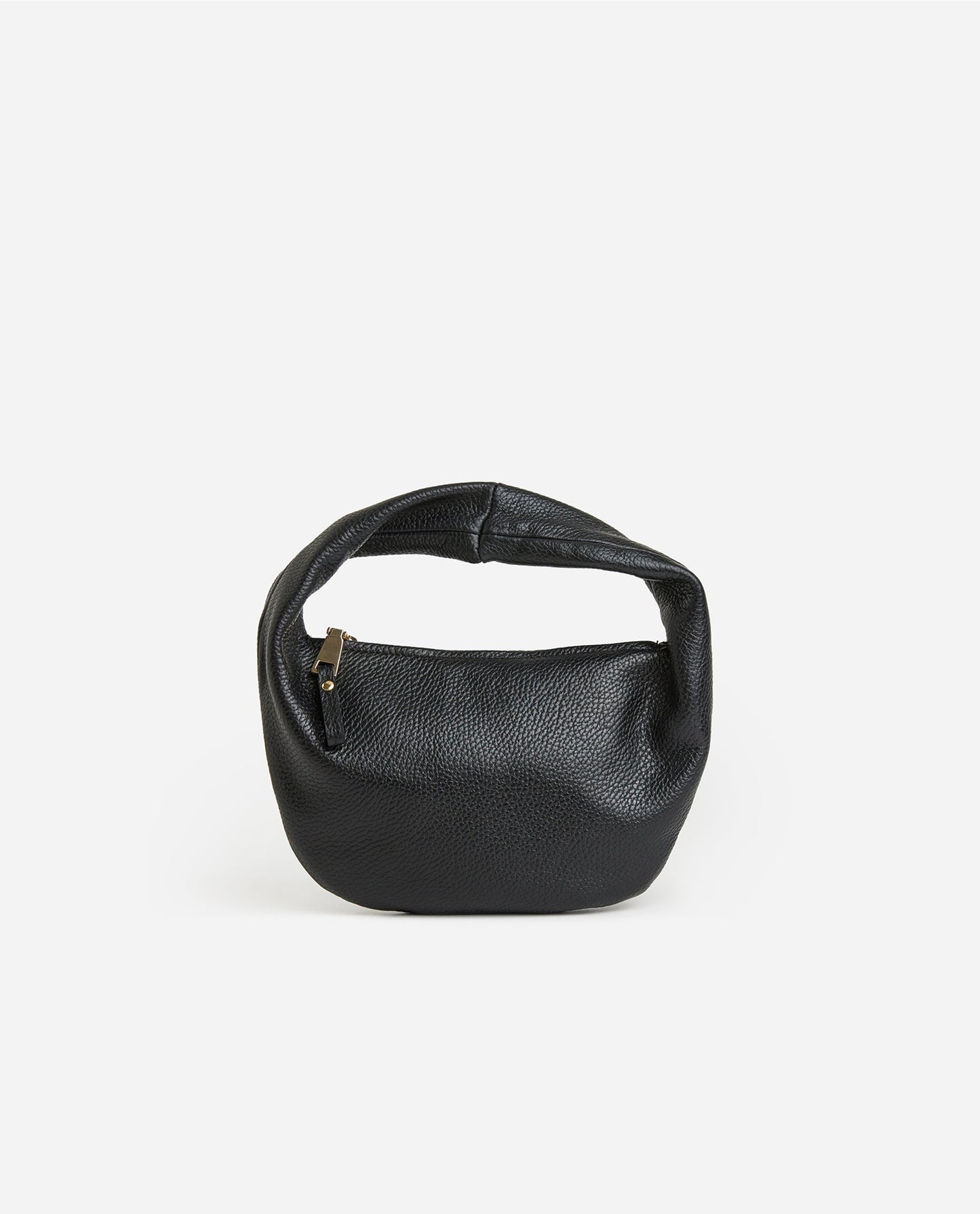 Alva Mini Handbag Black Leather