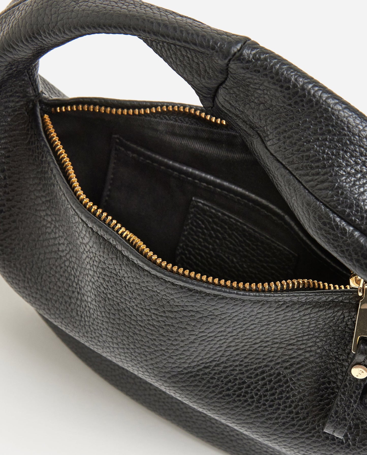 Alva Mini Handbag Black Leather